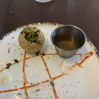 Panipuri, last one as I forgot to take picture.  at Dosa Park in Cirencester