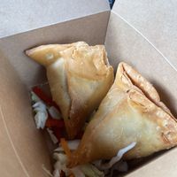 Veg samosas   at Paradise Street Eats - Food Truck in Detroit