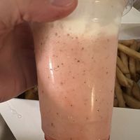 Strawberry milkshake  at Kind Burgers in San Antonio