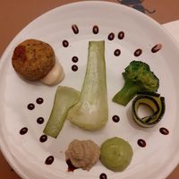 Polpetta di tofu con verdure at Scara e Beo in Cortona