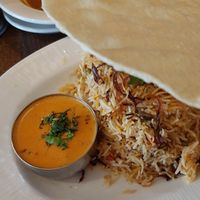 Veg Biryani at Sanskruti Restaurant in Manchester