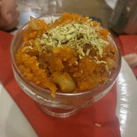 This dessert was the only thing I didn’t love, but my husband enjoyed it.  at Sanskruti Restaurant in Manchester