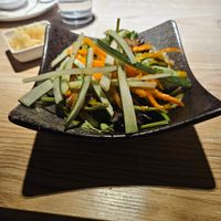 Tasty salad at Taku Sushi & Ramen in Niagara Falls