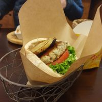 . at Veggie Cafe in Kyoto