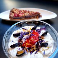 Desserts, the cream cheese was heavenly! at Fermaggio Bistrot & Store in Rome