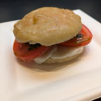 Caprese sandwich at Fermaggio Bistrot & Store in Rome