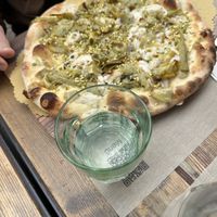 Artichoke pizzaa  at Fermaggio Bistrot & Store in Rome