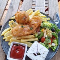 Vish* 'n' Chips (*jackfruit) at Kiwi Corner  in Mainz