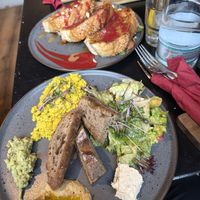 Scrambled Tofu and French Toast  at Kiwi Corner  in Mainz