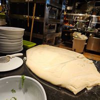 Pizza made to order at Manora in Vevey