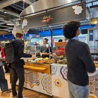 Middle Eastern food at Manora in Vevey