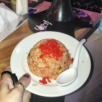 Vegan chahan at The Fire Bar in Osaka