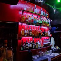 Bar selection at The Fire Bar in Osaka