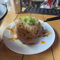 Fried rice side  at The Fire Bar in Osaka