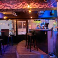 Counter at The Fire Bar in Osaka