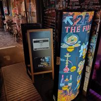 Front of store at The Fire Bar in Osaka