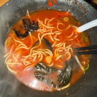 Tomato ramen  at The Fire Bar in Osaka
