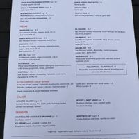 Lunch menu  at The Dynamo in South West London
