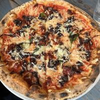 Box Hill pizza  at The Dynamo in South West London