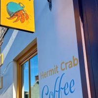  at Hermit Crab Coffee in Machynlleth