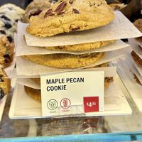 Maple pecan cookie  at JJ Bean Coffee Roasters in North Vancouver