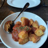 Patatas bravas  at Mateo Bar de Tapas in Durham