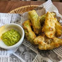 Deep Fried Avocado with Avocado Dips 脆炸牛油果 配 牛油果醬 (Photo by Jenny Tang) at Veg-Mind in Hong Kong Island