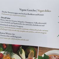 Vegan menu section at FRA - Ludwigs - T2 in Frankfurt
