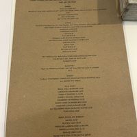 Drinks menu  at The Cape in Beaconsfield