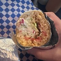 Veggie burritoos  at Taqueria Los Tres Figgies 2 in Ocean Shores