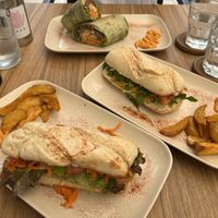 Sandwiches and wrap  at El Michi del Puerto in Tenerife