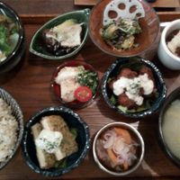 Lunch set ¥1500 at Chago in Miyazaki