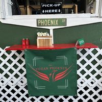 Cool logo  at The Vegan Phoenix in Beaverton