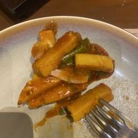 Tangy garlic tohume  at Burma Burma in Noida