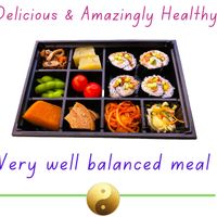 Info on their sign at M's Bento in Kyoto