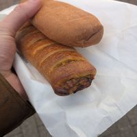 Worsten- en groentenbroodje at Bakkerij Smaak in S-hertogenbosch