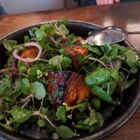 Glazed rutabaga (swede) at Family Meal at Blue Hill in New York City