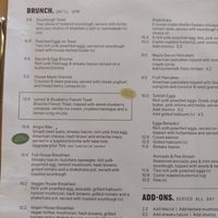 Menu, 1 June 2024 at Bear   in Ashbourne