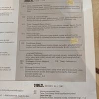 Menu, 1 June 2024 at Bear   in Ashbourne