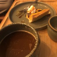 The pumpkin pie is so freakin‘ delicious. Absolutely love itHerz  at Midori in Bochum