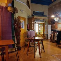 Inside dining (also has outside area for warmer days) at Habanita in Sevilla