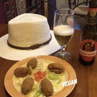 Vegan croquettes - Very tasty and soft  at Habanita in Sevilla