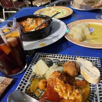 Some vegetarian and vegan options we had. We opted for the peppers with non-vegan cheese as my partner is allergic to nuts but a vegan option is available!   at Habanita in Sevilla