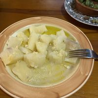Yuca com alho  at Habanita in Sevilla