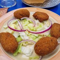 Vegan croquettes at Habanita in Sevilla