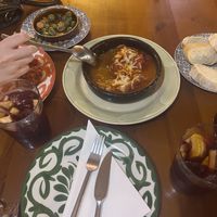 Piquillo peppers and bread, this was so flavoursome!   at Habanita in Sevilla