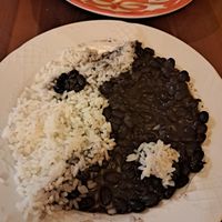 Arroz con frijoles at Habanita in Sevilla