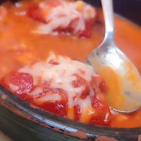 Pimientos del piquillo gratinados at Habanita in Sevilla