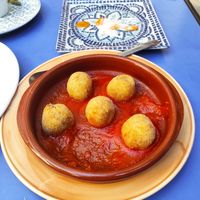 Albóndigas de plátano at Habanita in Sevilla