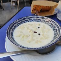 Ajo blanco con manzana y pasas at Habanita in Sevilla